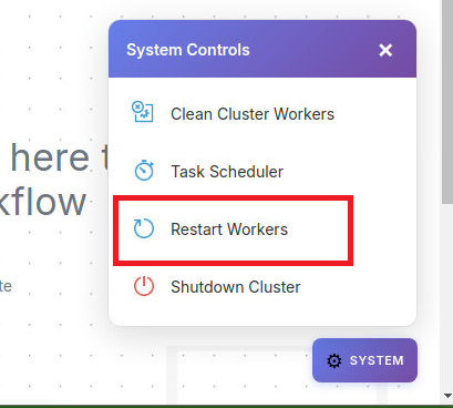 Cluster Workers restart